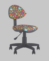 Кресло компьютерное детское УМКА свеетс серый пластик / sweets