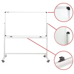 Доска магнитно-маркерная БРАУБЕРГ ПРЕМИУМ на стенде 100х150 см / BRAUBERG PREMIUM