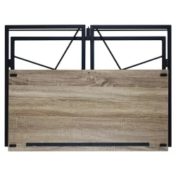 Стол на металлокаркасе БРАБИКС ЛОФТ CД-002 Дуб антик / BRABIX LOFT CD-002