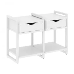 Тумба на регулируемых опорах наборная. Вариант №1 ЛОФТ ВР.Л-ТН-1.О Металл белый Белый Бриллиант / LOFT VR.L-TN-1.O