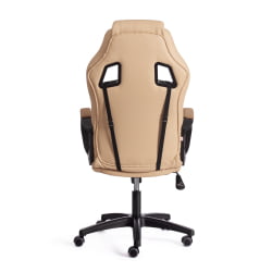 Кресло ДРИВЕР (22) кож/зам/ткань, бежевый/бронза, 36-34/ТВ-21 / DRIVER 36-34/TW-21