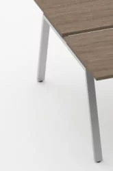 Л-образный металлический каркас с траверсами Дека 73.145.12 К Металлик матовый муар / Deka