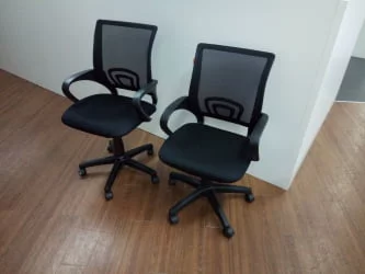 Кресло оператора CХАИРМАН 696 Черный пластик (блаcк) серый / CHAIRMAN (black)