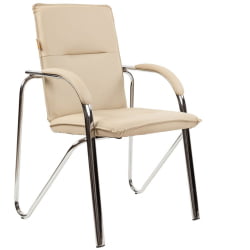 Комплект офисных кресел CХАИРМАН 851 экокожа Бежевый / CHAIRMAN