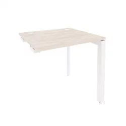 Стол-приставка на П-образном м/к к опорным элементам ОНИКС О.МП-СПР-0.7 Денвер Светлый/Белый / ONIX O.MP-SPR-0.7