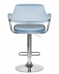 Стул барный ДОБРИН CХАРЛЙ Пудрово-голубой велюр МДЖ9-74 / DOBRIN CHARLY MJ9-74