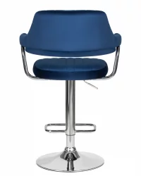 Стул барный ДОБРИН CХАРЛЙ Синий велюр МДЖ9-117 / DOBRIN CHARLY MJ9-117