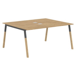 Рабочая станция Форта ФВСТ 1513 Дуб Гамильтон Черный графит / Forta FWST