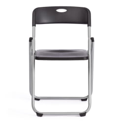 Стул со спинкой ФОЛДЕР (мод. 3017Х) каркас: металл, сиденье/спинка: пластик, 49 кс 46.5 кс 73.5 см, блаcк (черный) / грей (серый) / FOLDER (mod. 3017H) x x black grey