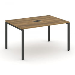 Стол переговорный (1 столешница) CОНCЕПТ CН.ПРГ-012 Сандал Янтарный Антрацит / CONCEPT CN.PRG-012