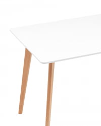 Стол обеденный ФРАНК НЕВ 120*80 Белый / FRANK NEW