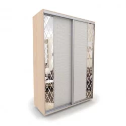 Шкаф с зеркалом Акцент-Вера КР 1000х600  Дуб молочный