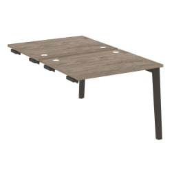 Стол-приставка двойной к опорным элементам ОНИКС ВООД ОВ.Д.СПР-1.8 Тиквуд Темный/Темный / ONIX WOOD OW.D.SPR-1.8