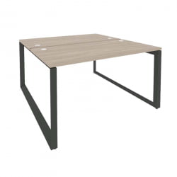 Рабочая станция на О-образном м/к ОНИКС О.МО-Д.РС-2.3.7 Дуб Аттик/Антрацит / ONIX O.MO-D.RS-2.3.7