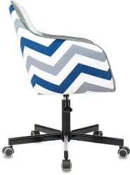 Кресло для оператора Бюрократ CХ-380М Серая жемчужина зигзаг / CH-380M