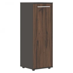 Шкаф-колонка с глухой средней дверью ЕДИС ЕМCС 42.1 Дуб Денвер темный Белый Мокко / EDIS EMCS