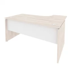 Стол эргономичный левый ОНИКС О.СА-4Л Денвер Светлый/Белый / ONIX O.SA-4L