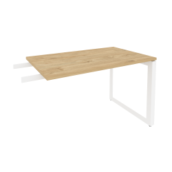 Брифинг-приставка на О-образном м/к ОНИКС О.МО-БР-11 Тиквуд Светлый/Белый / ONIX O.MO-BR-11