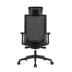 Кресло руководителя РУБЙ блаcк фраме Черный / RUBY black frame