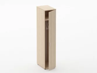 Шкаф для одежды узкий Глассй 6.19.30Пр Бук светлый / Glassy