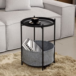 Круглый стол Берген Черный