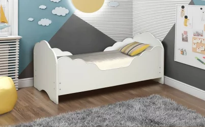 Детская кровать от 3 до 7 лет Малышка №5 600*1400 Белый