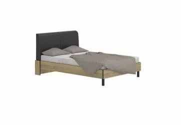 Комплект мебели для спальни Лофт №01 Дуб Крафт Золотой Черный