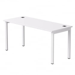 Стол прямой на металлокаркасе, опоры 45 гр Еверпроф ЕВО 254С008 Белый / Everprof EVO 254S008