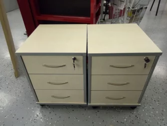 Тумба под стол ИМАГО ТМ-3.А Клен Металлик / IMAGO