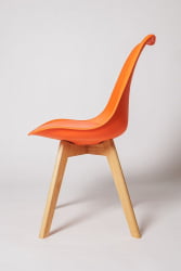 Стул со спинкой Еамес СC-034 Оранжевый / Eames SC-034