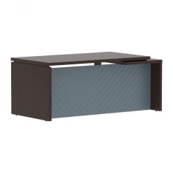 Стол руководителя левый Торр ЛУКС ТЛCТ 189 Л Венге Магия Серо-голубой / Torr LUX TLCT L