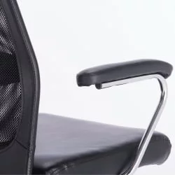 Кресло офисное БРАБИКС Флигхт ЕКС-540 экокожа Черный / BRABIX Flight EX-540