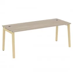 Стол рабочий руководителя ОНИКС ВООД ОВ.СРР-6.8 Дуб Аттик/Светлый / ONIX WOOD OW.SRR-6.8