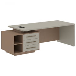 Стол руководителя левый ВЕЛИОН ВCТ 2390 Л Аметист Кобра / VELION VCT L