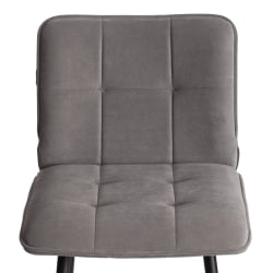 Барный стул Бари/Бари велюр, серый, 29, 42х55х99 см / Bari/Бари