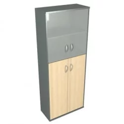 Шкаф СТ-1.7 Клен/металлик