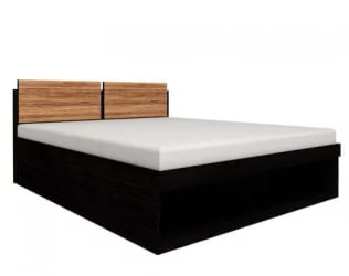 Полутороспальная кровать 3 (1400) ХЙПЕР Палисандр/Венге (спальня) / HYPER