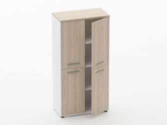 Шкаф 3 широкий закрытый, 4 двери Дека 10.16.121 Туя/Белый / Deka