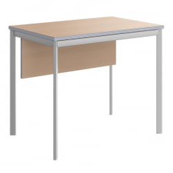 Стол прямой ИМАГО-С СП-1.1СД клен алюминий / IMAGO-S СП-1.1SD