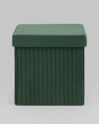 Пуф складной с ящиком Сторе Скуаре Зеленый / Store Square