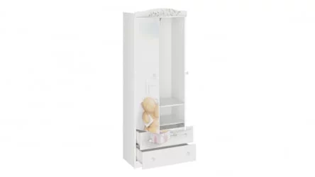 Детский шкаф Тедди ТД-294.07.22 Белый с рисунком