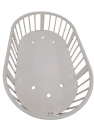 Люлька для новорожденных Меррй Хаппй Мини матовая Белая (3 в 1) / Merry Happy Mini