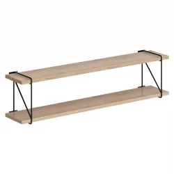 Полка навесная CОФФЕЕ СХ3-РОД Дуб Сонома Светлый / COFFEE SH3-ROD