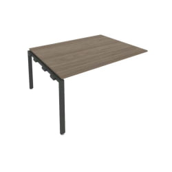 Проходной наборный элемент переговорного стола Метал Сйстем Б.ППРГ-4 Вяз/Антрацит / Metal System