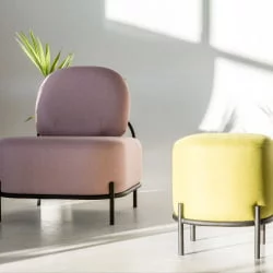 Пуф малый Гаваии Светл серый / Gawaii