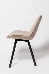 Стул К 21 блаcк Бежевый (ПС 12\ч) / black (PС