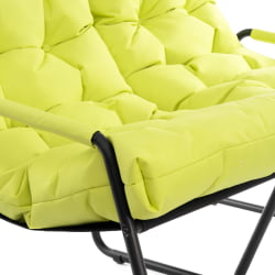 Диван прямой Ерго / Эрго рогожка с водоотталкивающей пропиткой, Лайм / Ergo