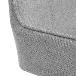 Кресло Мурано/Мурано опора 360, велюр/букле (ХЙП), светло-серый / Murano/Мурано (HYP),