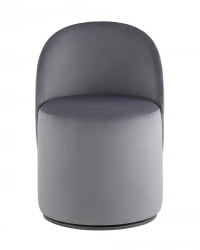 Пуф Лореен вращающийся велюр Серый / Loreen