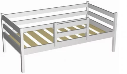 Бортик для деткой кровати РооРоом ВК-4с Серый / RooRoom VK-4с